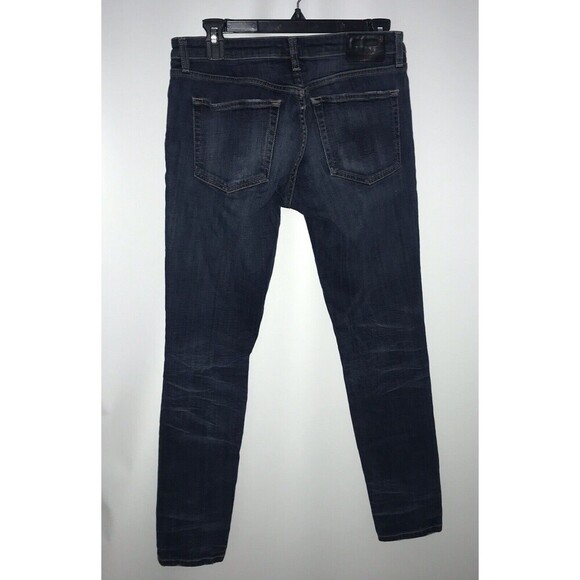 R13 Jeans Kate Skinny Howell Indigo Size 28 Denim Dark Blue Elast Drake Smart - Picture 12 of 16